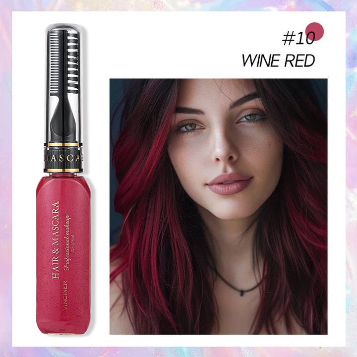 VINCINER fésűs hajfesték, 15 ml, piros, 10 db