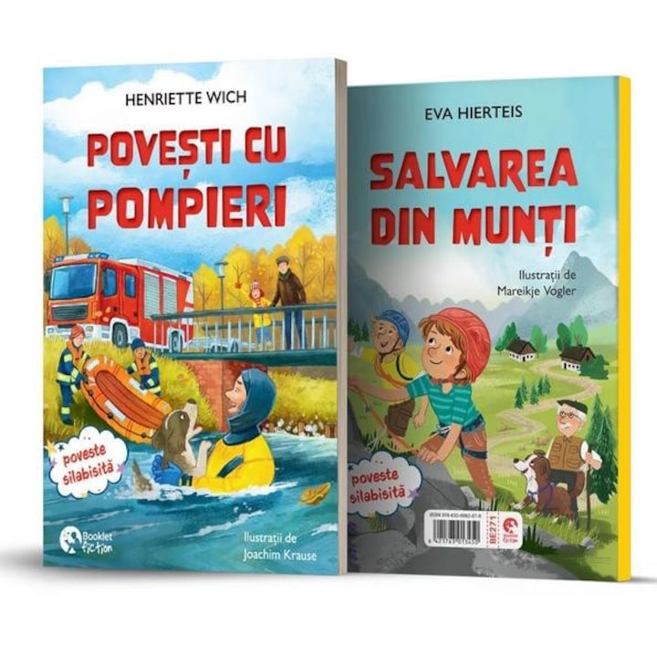 Povesti cu pompieri / Salvarea din munti (2 povesti intr-o singura carte), Henriette Wich