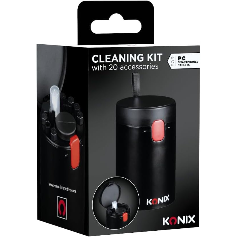 Set de curățare 20 piese Konix KX-CLEANING-KIT - eMAG.ro