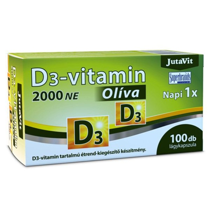 Vitamina D3 2000 U.I. Olive 100tb JUTAVIT