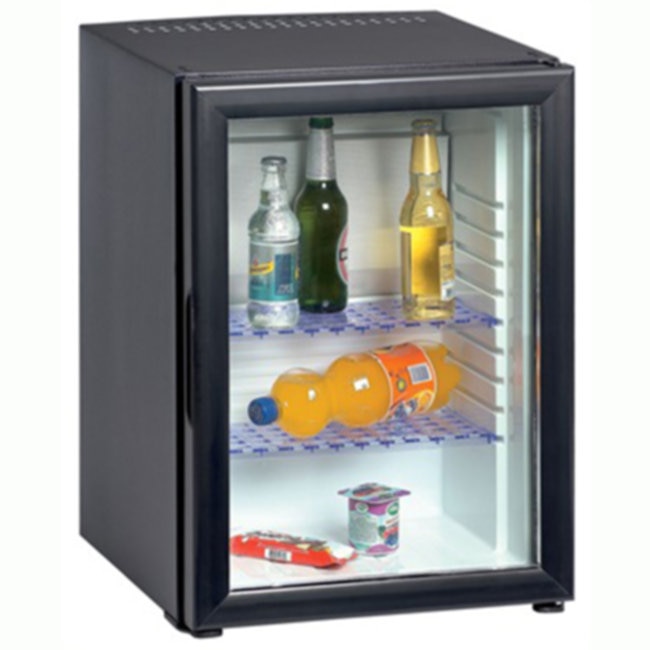 Set 2 minibaruri hoteliere, sistem de racire termoelectric, 30 litri, usa de sticla, nivel zgomot 0* db