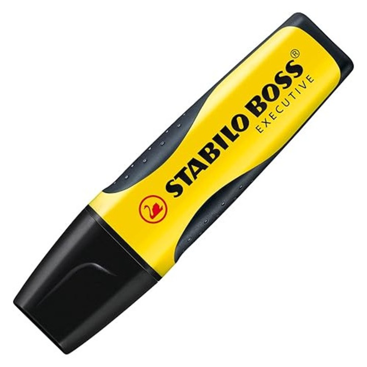 Текст маркер, Stabilo, Boss Executive, Жълт