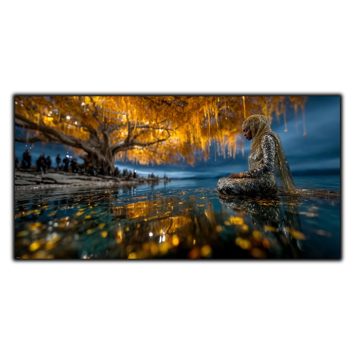 Tablou Sticla Securizata - 120x60 cm - by Art Zen – Tablou Unicat pt Living sau Dormitor - Glass Mind - N003