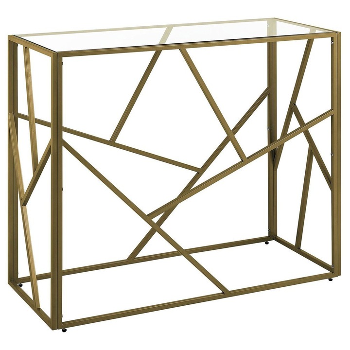 Masa consola Orland Sticla Auriu