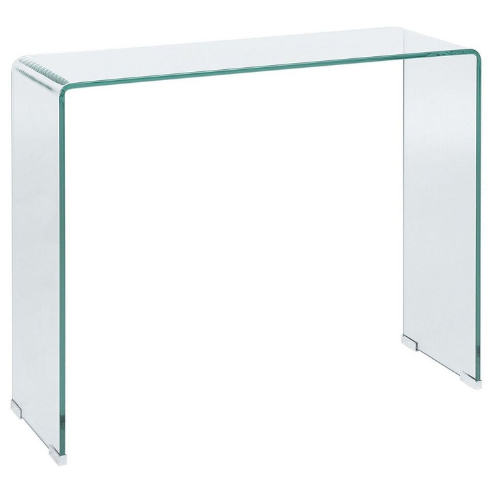 Masa consola Kendall Sticla securizata Transparent