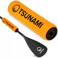 Boja plutitoare pentru vasla SUP PRO, TSUNAMI, neopren si cauciuc NBR, lungime 30 cm, diametru exterior 7 cm, potrivita pentru toate vaslele SUP, protejeaza, creste vizibilitatea, siguranta si durabilitatea pe apa, portocaliu
