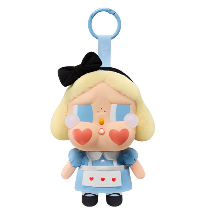 POPMART CRYBABY plüssjáték, 15cm, Kék