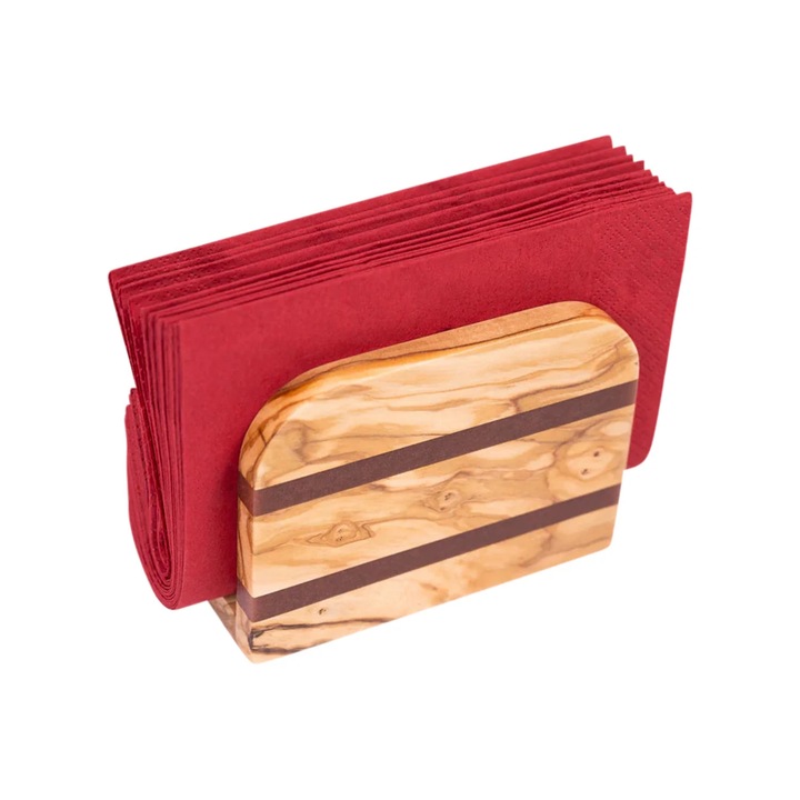 Venus papírszalvétatartó, olívafa