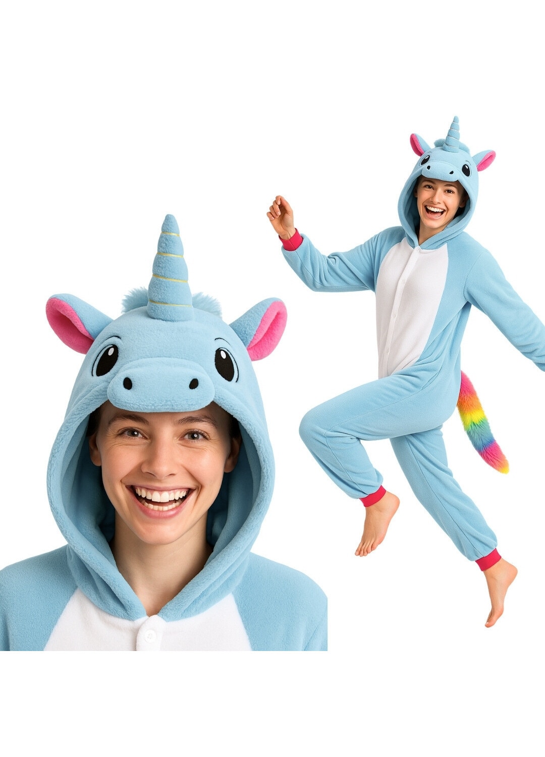 Pijamas Animales Adulto Pijama Kigurumi Unicornio Para Adultos