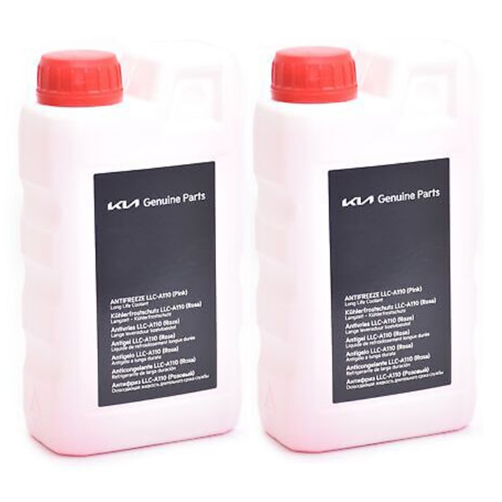 Pachet 2 litri Antigel concentrat KIA Long Life Coolant roz