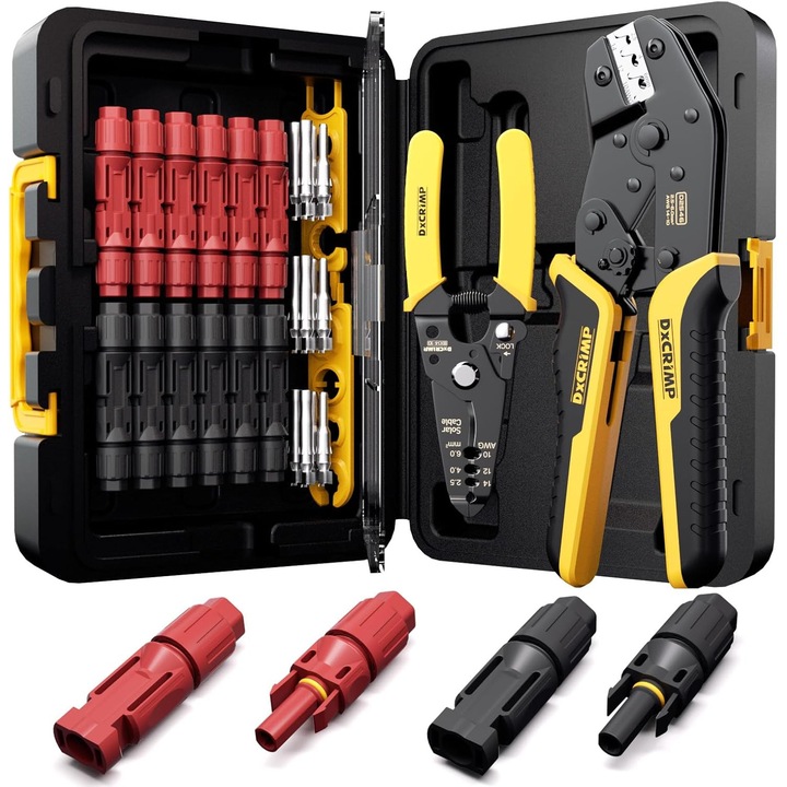 DxCRIMP GF-12 napelemes kábel krimpelő szerszámkészlet