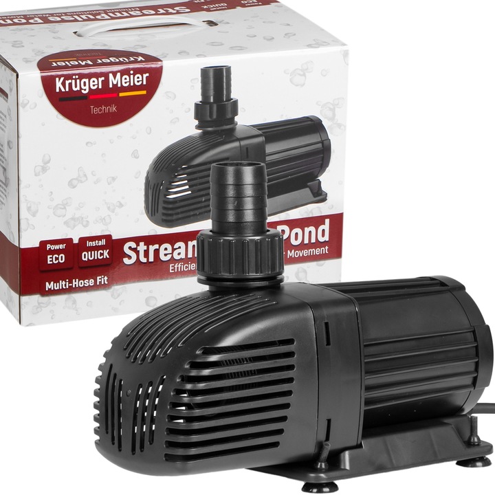 Pompa de apa pentru iaz, Kruger Meier StreamPulse Pond, 10000l/h