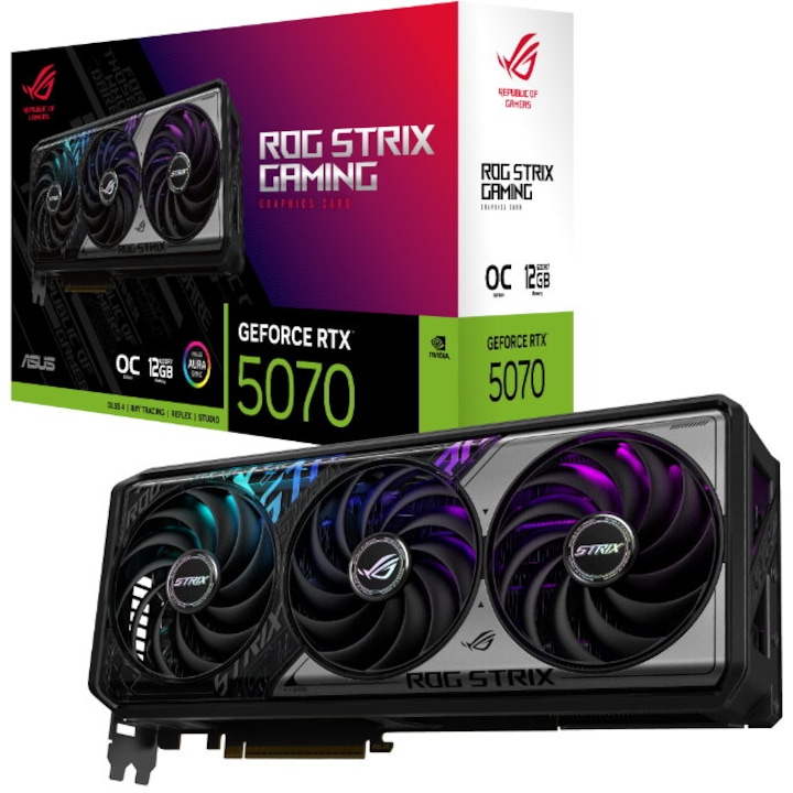 ASUS RTX 5070 12GB, nVidia GeForce, Геймърска видеокарта