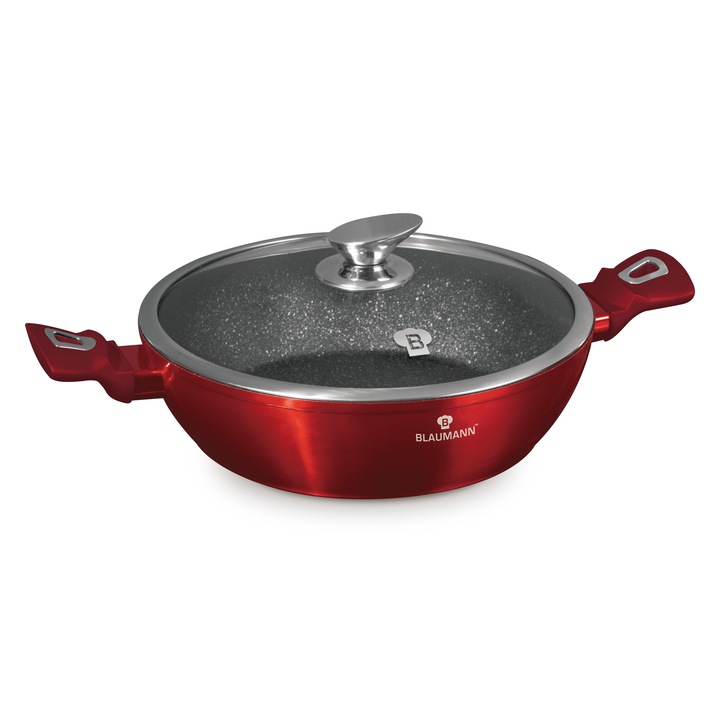 Blaumann BL-3984 Burgundy Collection 3, 8L 28 cm alacsony lábas fedővel