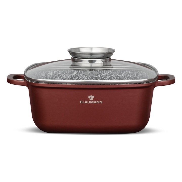 Blaumann BL-4092 4.4L Cerastone Collection 24 см квадратна тенджера с капак