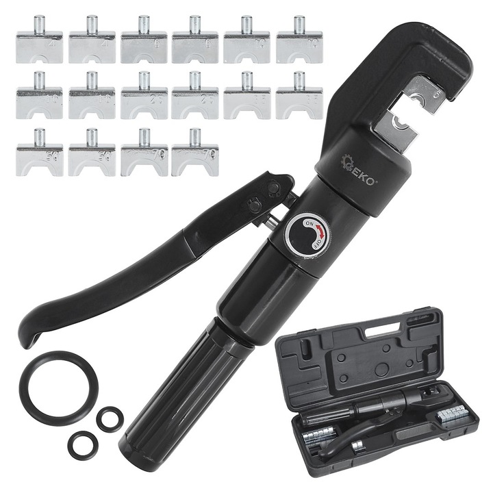 Hidraulikus kábel krimpelő fogó 4-70 mm², Geko G00899