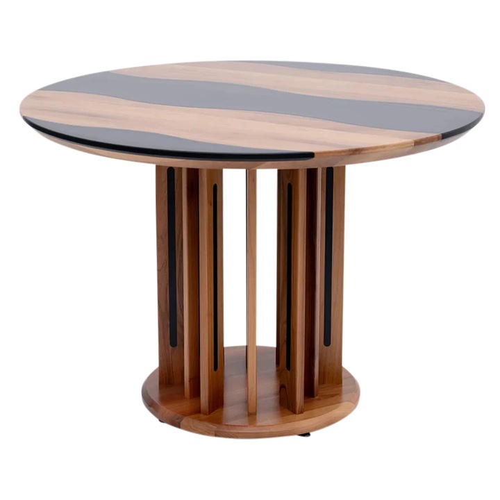 Маса Tovolo, диаметър 120 см, орехова дървесина