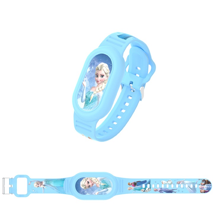 Bratara pentru Samsung Galaxy SmartTag2 Case, Husa de protectie, Modele dragute potrivite pentru copii, Silicon de inalta calitate, Ecologice si inodore, Sigilate si impermeabile, Albastru