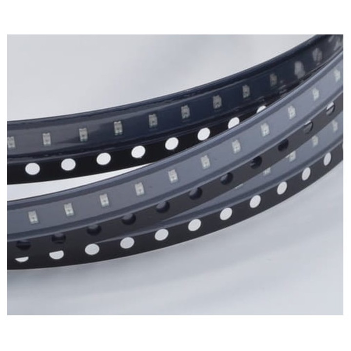 SMD LED диод 0603, зелен, комплект от 10 броя, 20mA, 120°