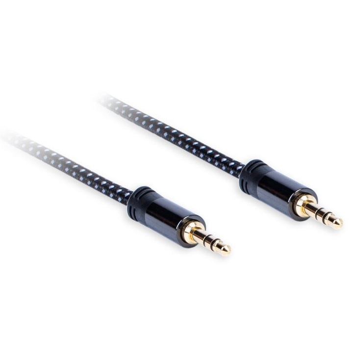 3,5 mm-es miniJack audiokábel, 1,5 m hosszú, készlet