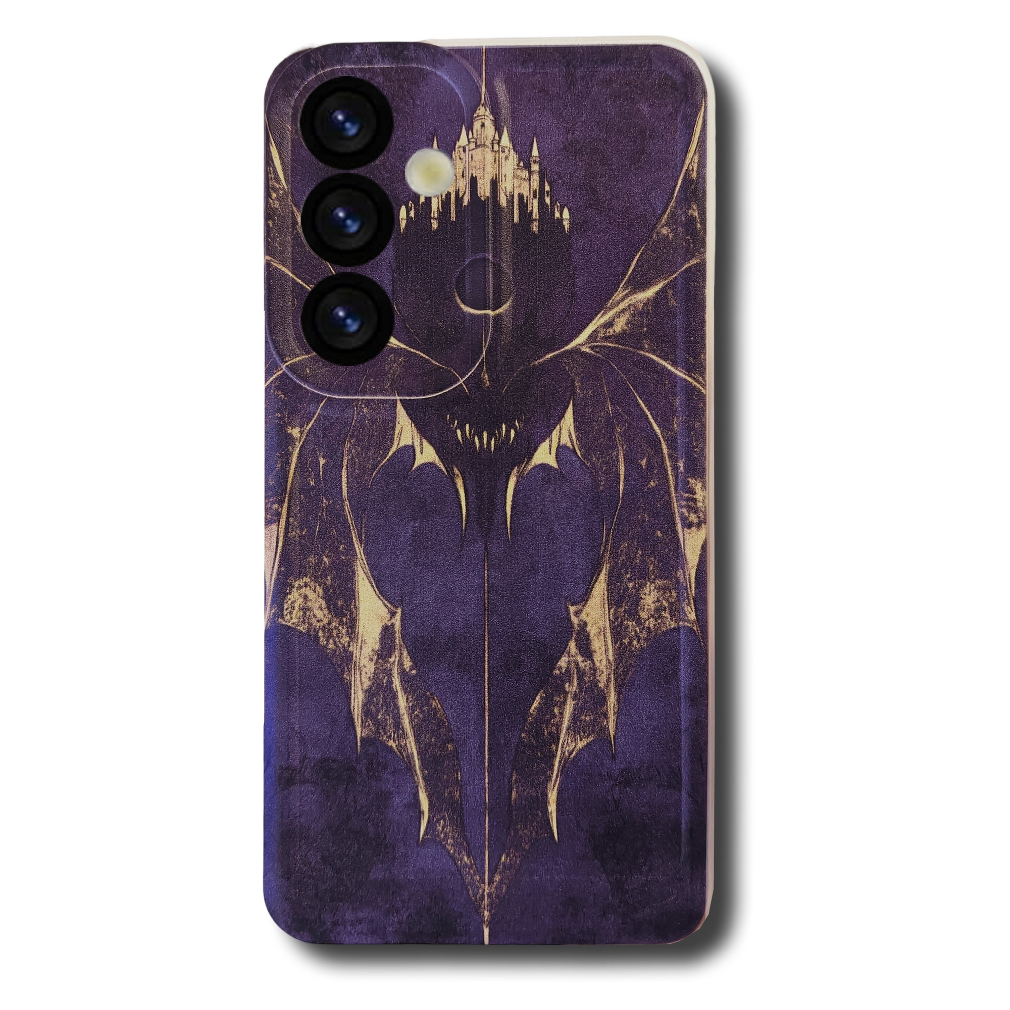 Husa telefon set, vampire albastru inchis, protectie de grad militar, rezistenta la zgarieturi, pentru iPhone si Samsung Galaxy S24