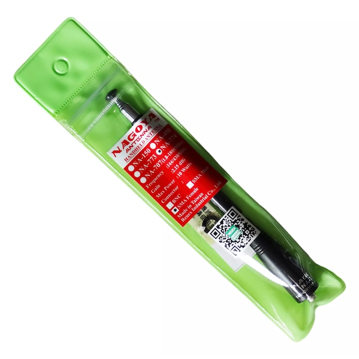 Antena telescopica NA-774, 2 benzi, 42cm, SMA-F, pentru statii radio