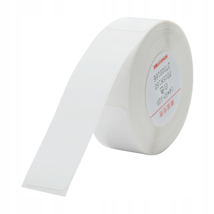Öntapadós címkék 14x40 mm, 150 darab, fehér, Niimbot D sorozatú nyomtatókhoz