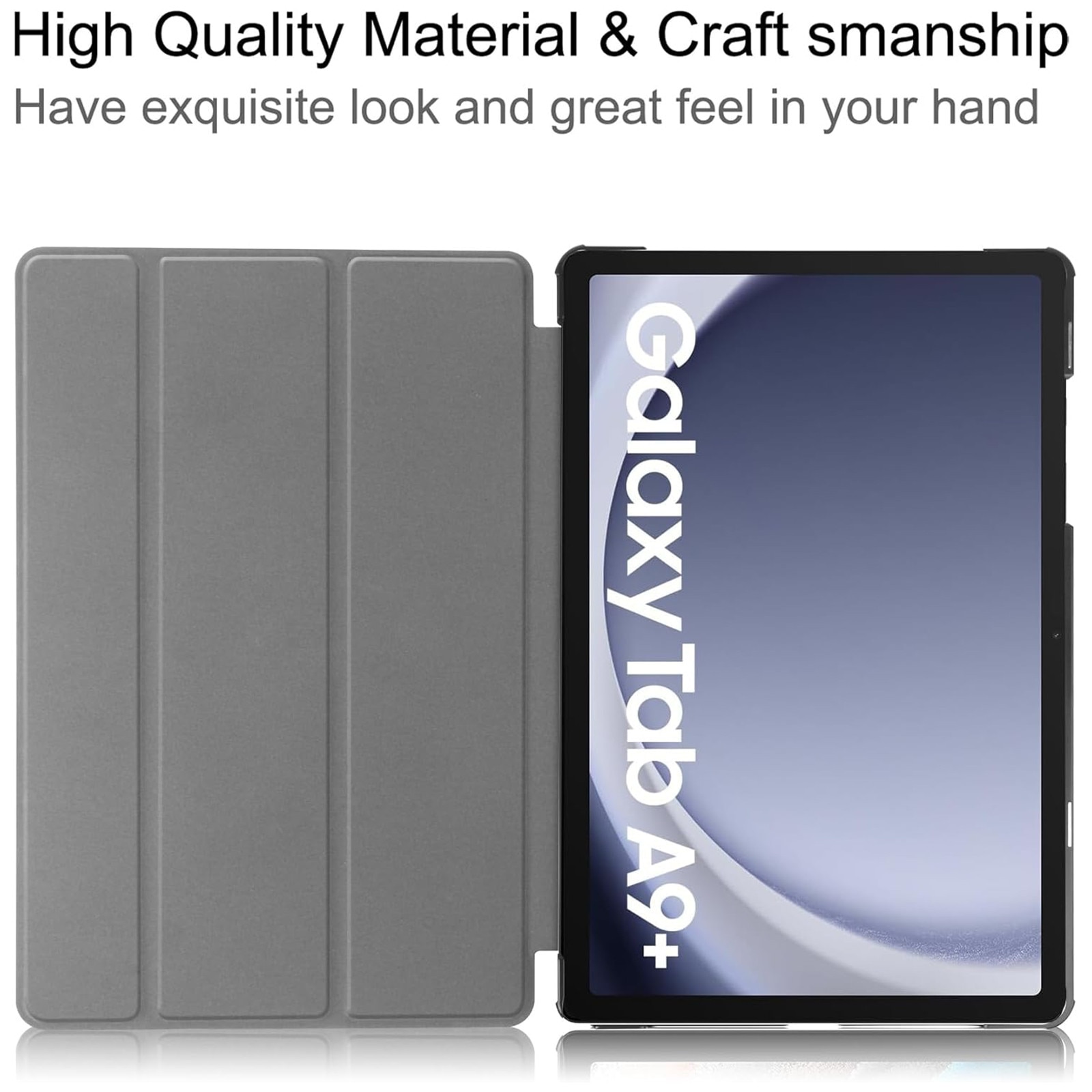 Husa protectie tableta, AYSTOAYS®, Compatibila cu Samsung Galaxy Tab A9 Plus 11", Fluture