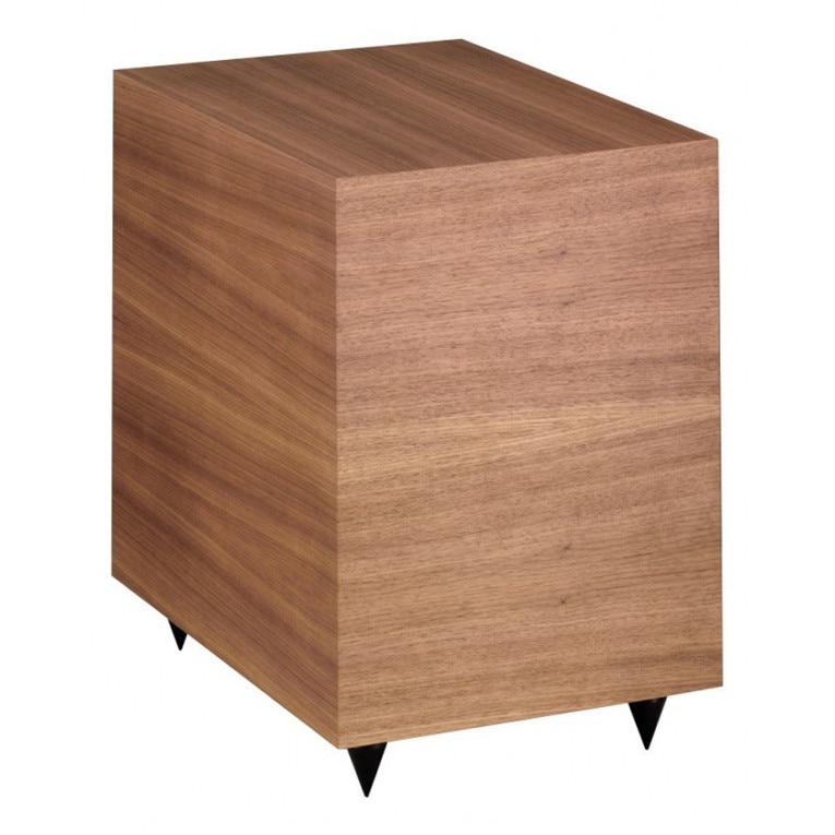 Subwoofer activ WEGA 54, 10", 120 dB, culoare nuc, pentru sistem home cinema sau stereo