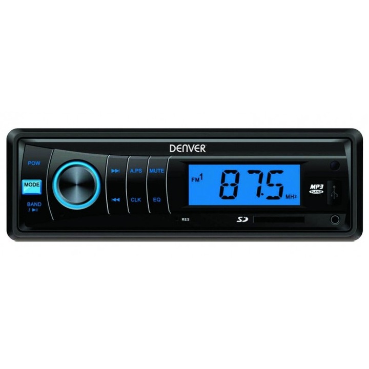 Radio auto Denver CAU-444BT, Bluetooth, tuner FM, USB, SD