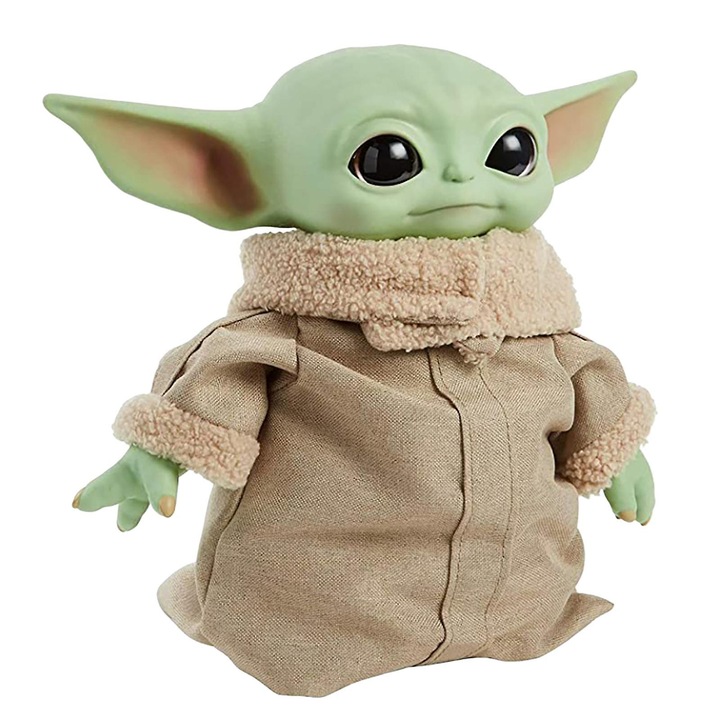 A Mandalóri figura, 28 cm, hangeffektek, imádnivaló dizájn, készlet