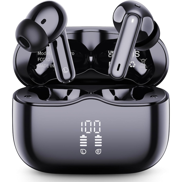 xinwld vezeték nélküli fülhallgató Bluetooth 5.4, 40H Hi-Fi sztereó, IP7, többszínű