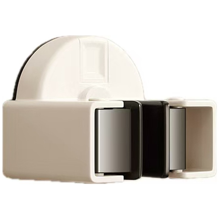 Държачи за моп с вендуза, монтаж без пробиване, комплект многофункционални куки, бели