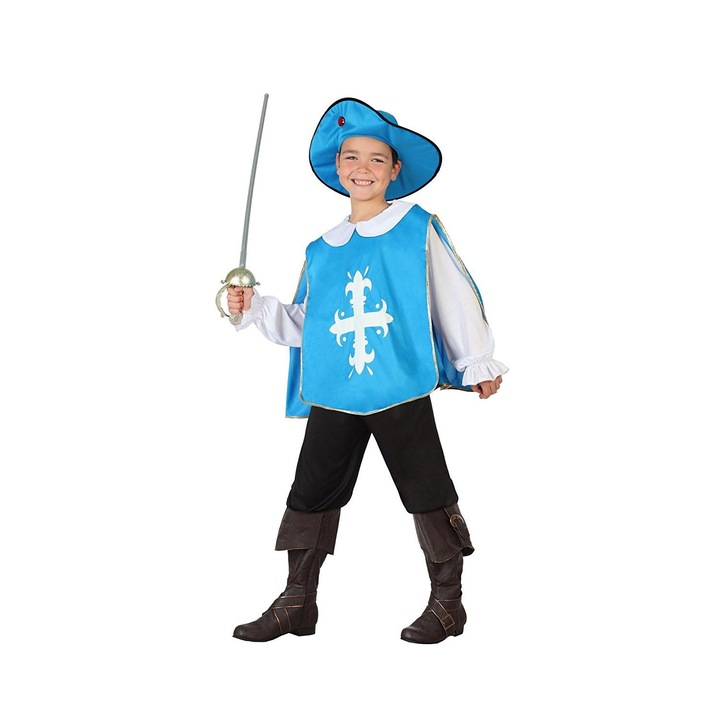 Atosa testőr jelmez fiúknak, 9 éves