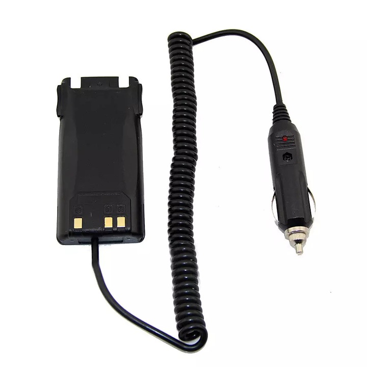 Eliminator baterii set pentru radiotelefon Baofeng UV-82, alimentare din gniazda zapalnicii, 12V