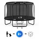 Батут, Thunder, Inside Elite, 12 фута, Вътрешна предпазна мрежа, 366cm, Черен