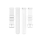 Óraszíj Garmin Vivoactive 5 3 Venu 2 SQ Vivoactive 4 4S Forerunner 645 245m-hez, szilikon óraszíj-kiegészítők, 18 mm, fehér