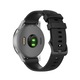 Óraszíj Garmin Vivoactive 5 3 Venu 2 SQ Vivoactive 4 4S Forerunner 645 245m-hez, szilikon óraszíj-kiegészítők, 20 mm, fekete