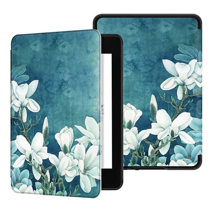 Husa Smart Case pentru Kindle Paperwhite 1/2/3, protectie eficienta, inchidere magnetica, multicolor