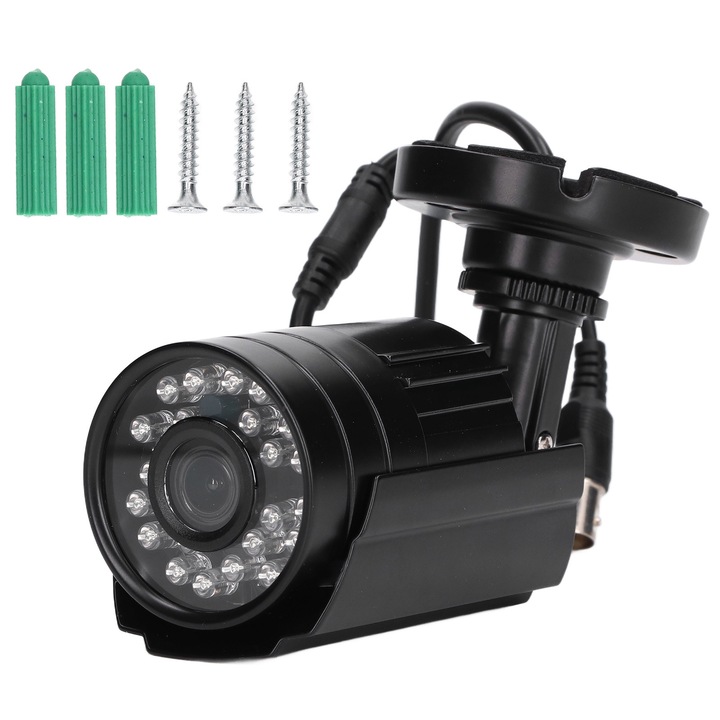 Camera supraveghere HERUSI 4 in 1, 1080P, vizibilitate nocturna, rezistenta la apa, 3.6mm lens