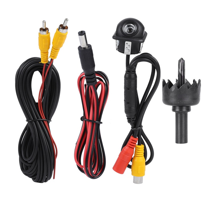 Камера за автомобилно наблюдение 12V 90 HD, водоустойчива, широк ъгъл на виждане