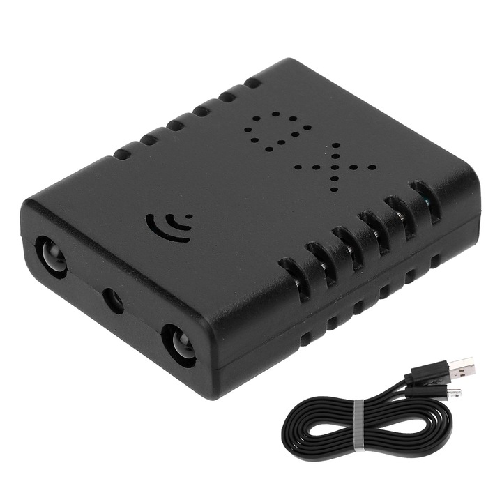 Камера за наблюдение 1080P, WiFi, откриване на движение, непрекъснат запис, инфрачервено нощно виждане, 110° ъгъл, без батерия