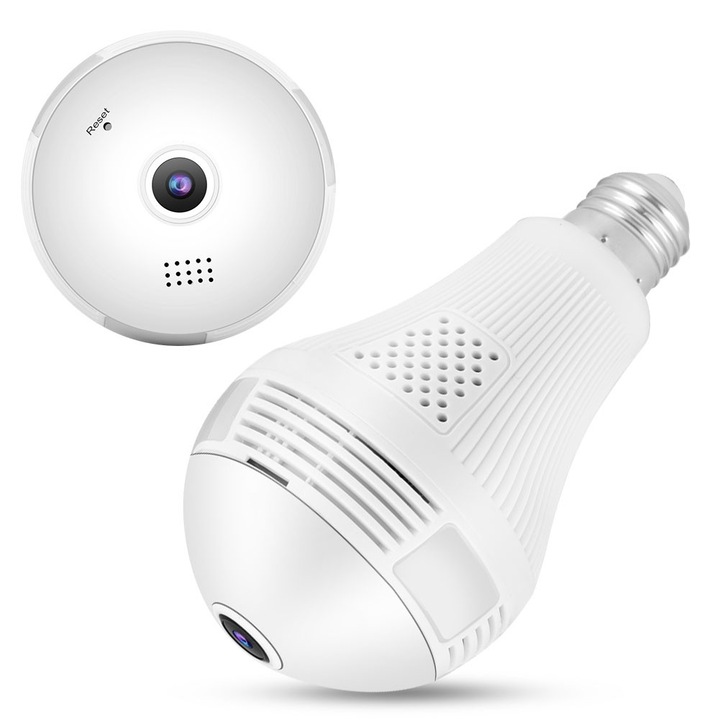 Camera de supraveghere 1080P 2MP HD 360, iluminare duala, vedere ...