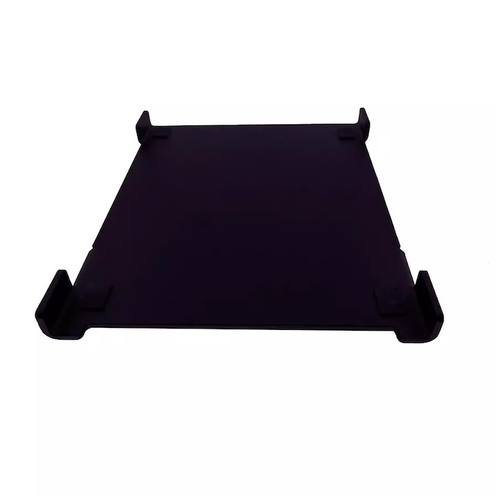 Suport metalic pentru transceiver, 12,2x15,4cm, neagra, cu suport antiderapant