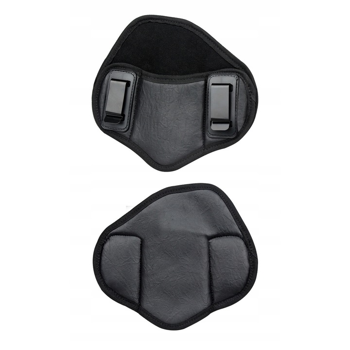 Toc interioara cu dublu clip, neagra, 21.5x19x10cm