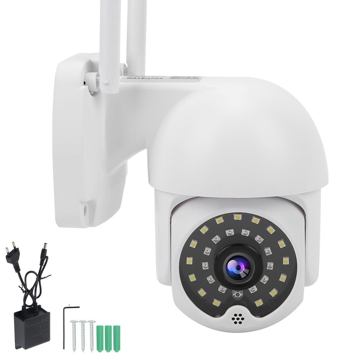 Камера за наблюдение, безжична, дистанционно наблюдение, детекция на движение, видеозапис, 100-240V