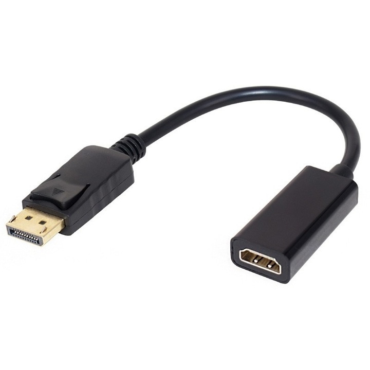 Adaptor TREXORA, DP la HDMI, cupru, negru
