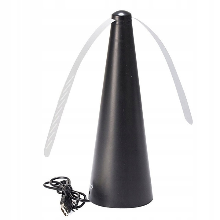 Kültéri ventilátor, JQ65 modell, kompakt kialakítás, USB tápegység, 24x8cm