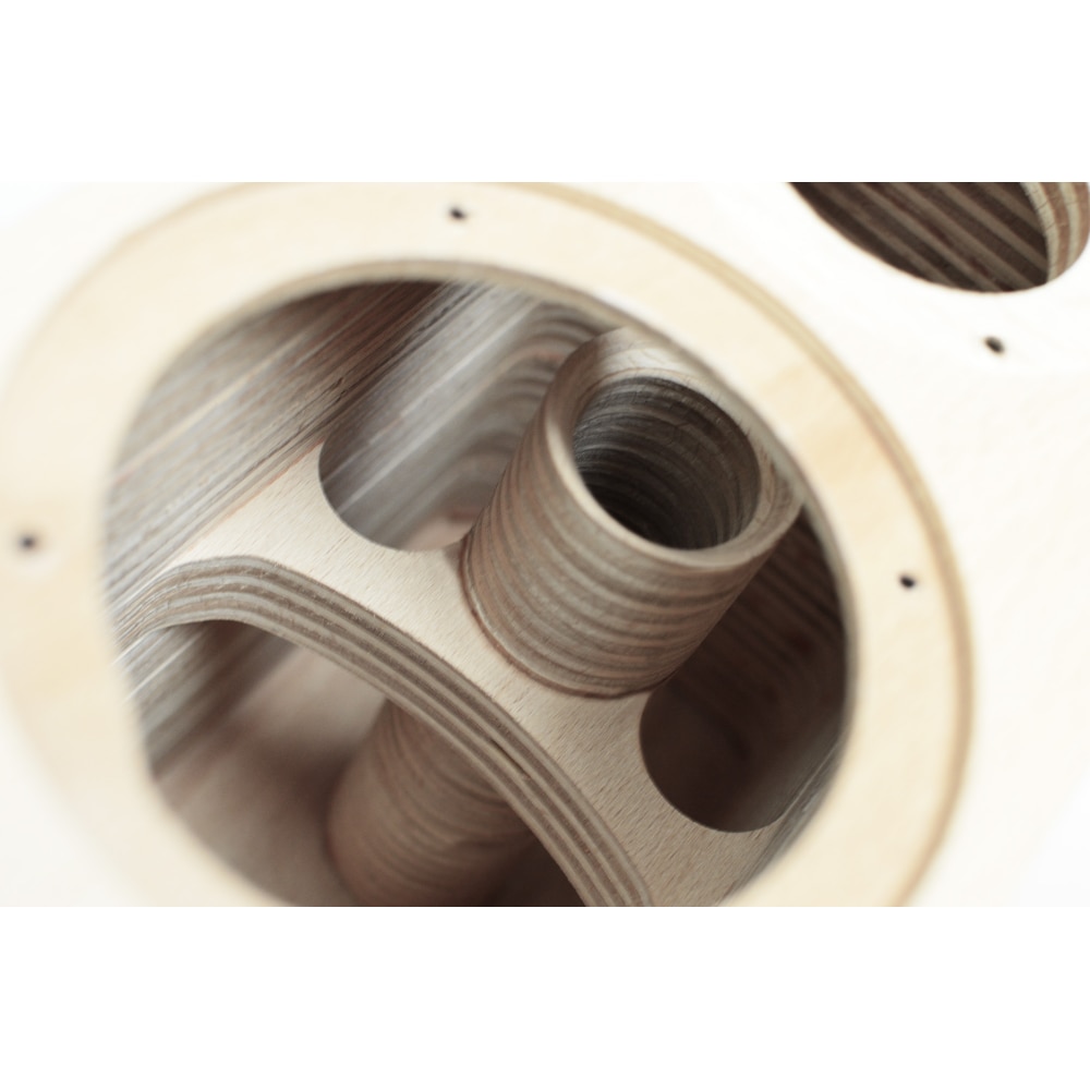 Set boxe pasive WRS MM2, 3-inch, design minimalist, lemn, 65Hz