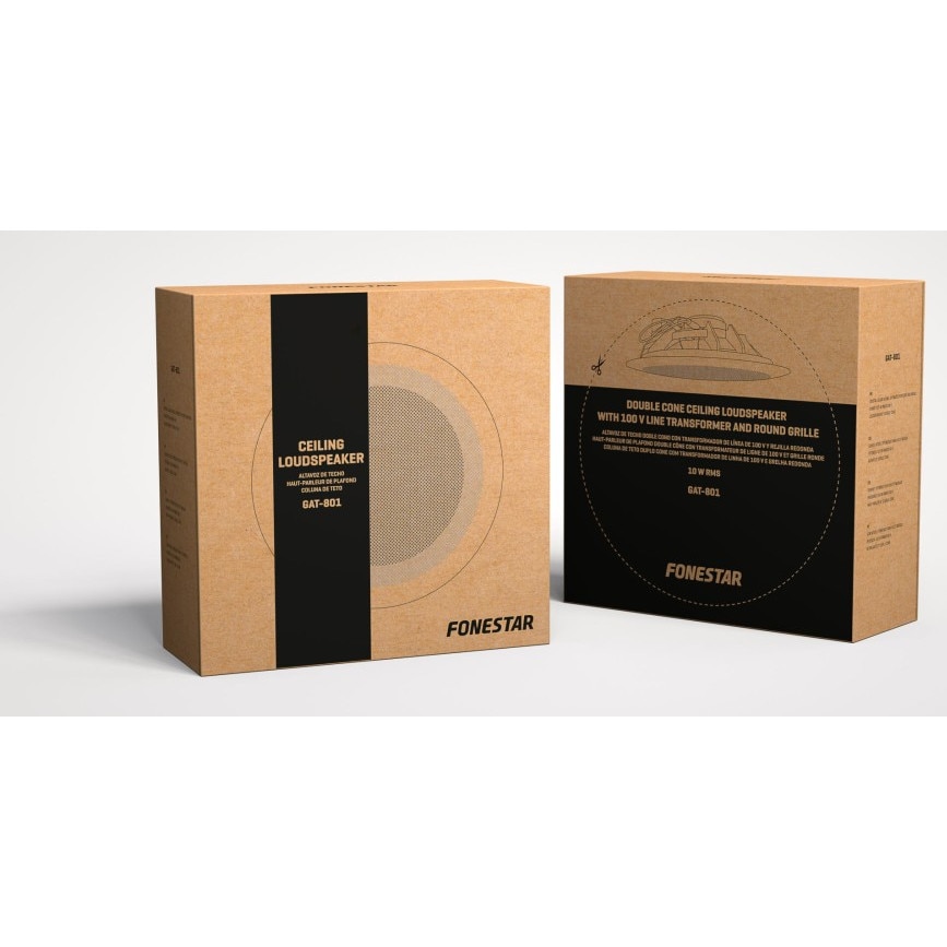 Boxa de tavan 8'', alb, 10W, 75-16.000Hz, montaj rapid
